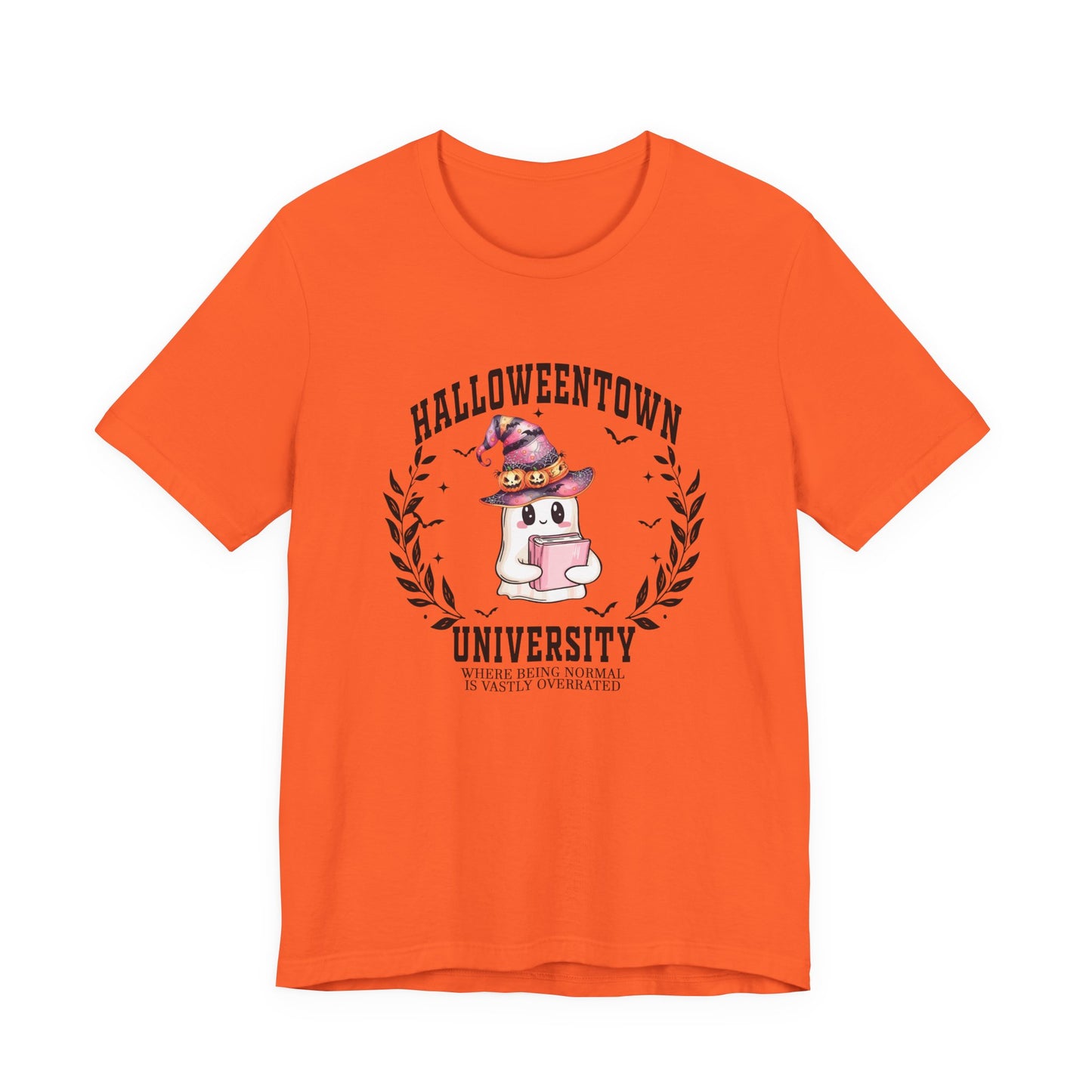 Halloweentown University Ghost Tee Cute, Quirky Proudly Not Normal Halloween T-Shirt, Unisex Tee, Perfect for Halloween Parties, Costume