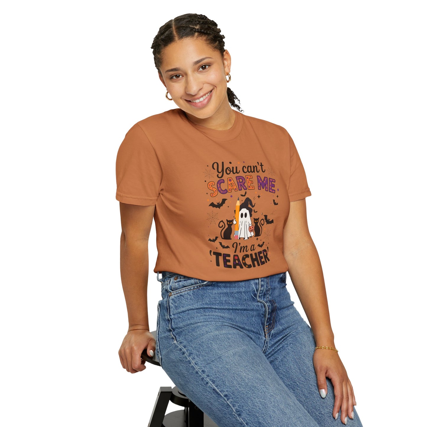 Spooky Teacher T-Shirt - Perfect for Halloween, Teacher Gifts, Classroom Party, Unisex Apparel, Fun Teaching Gear, Ghostly Humor