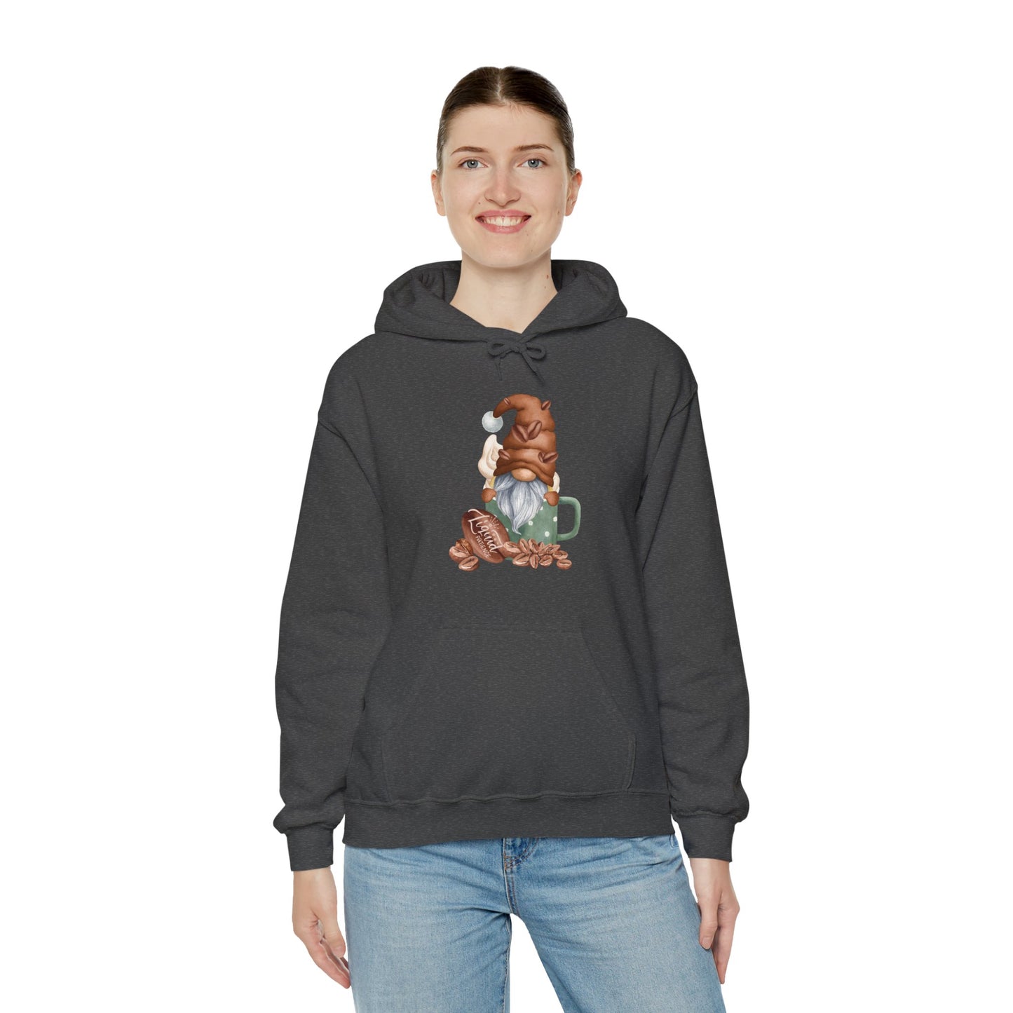 Coffee Gnome Unisex Hoodie, Cozy Sweatshirt for Coffee Lovers, Perfect Gift for Birthdays, Holidays, Gnome Merchandise, Cute Apparel