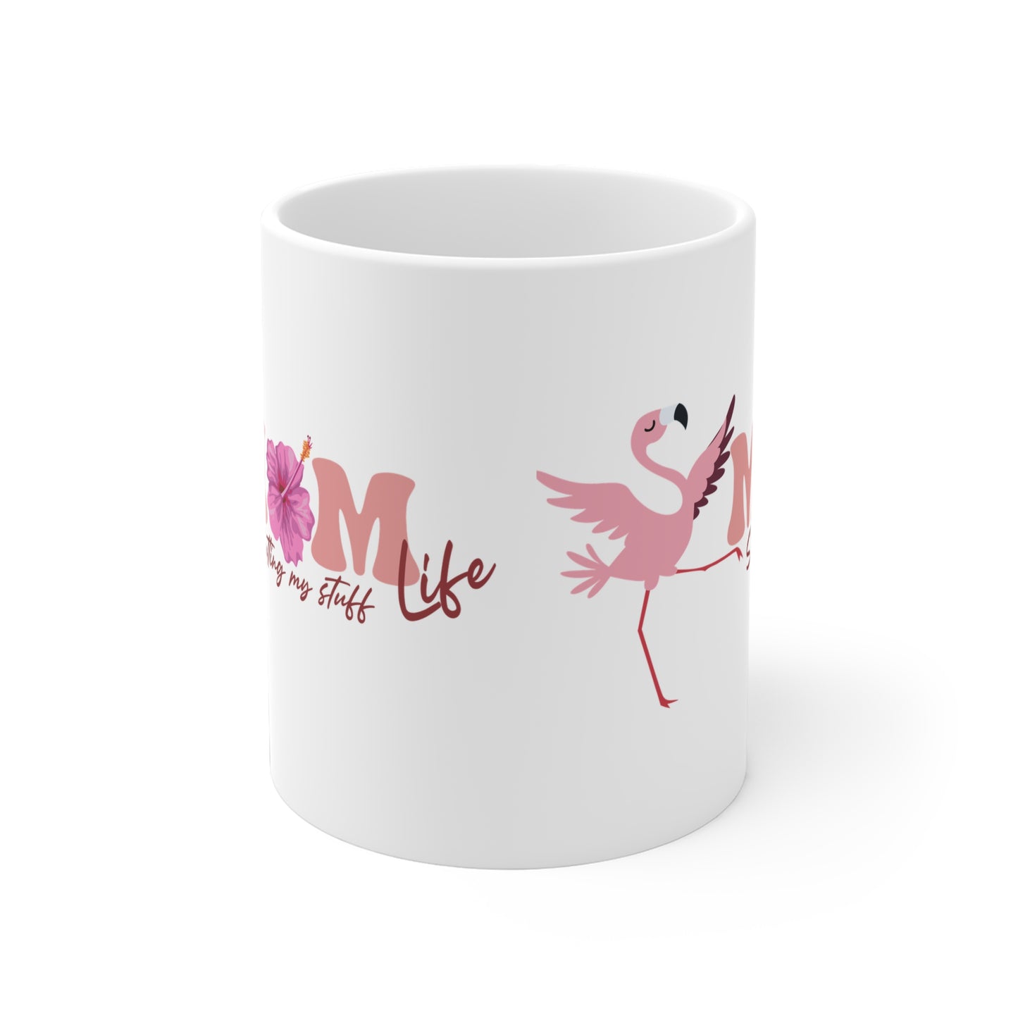 Flamingo Mom strutting my stuff Mug,  11oz, 15oz, 20oz