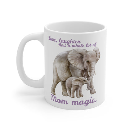Elephant Love Mug - Mom Magic Ceramic Mug
