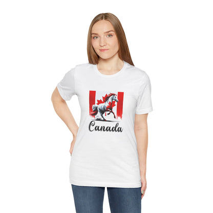 Galloping Proud: Canadian Horse Unisex Tee